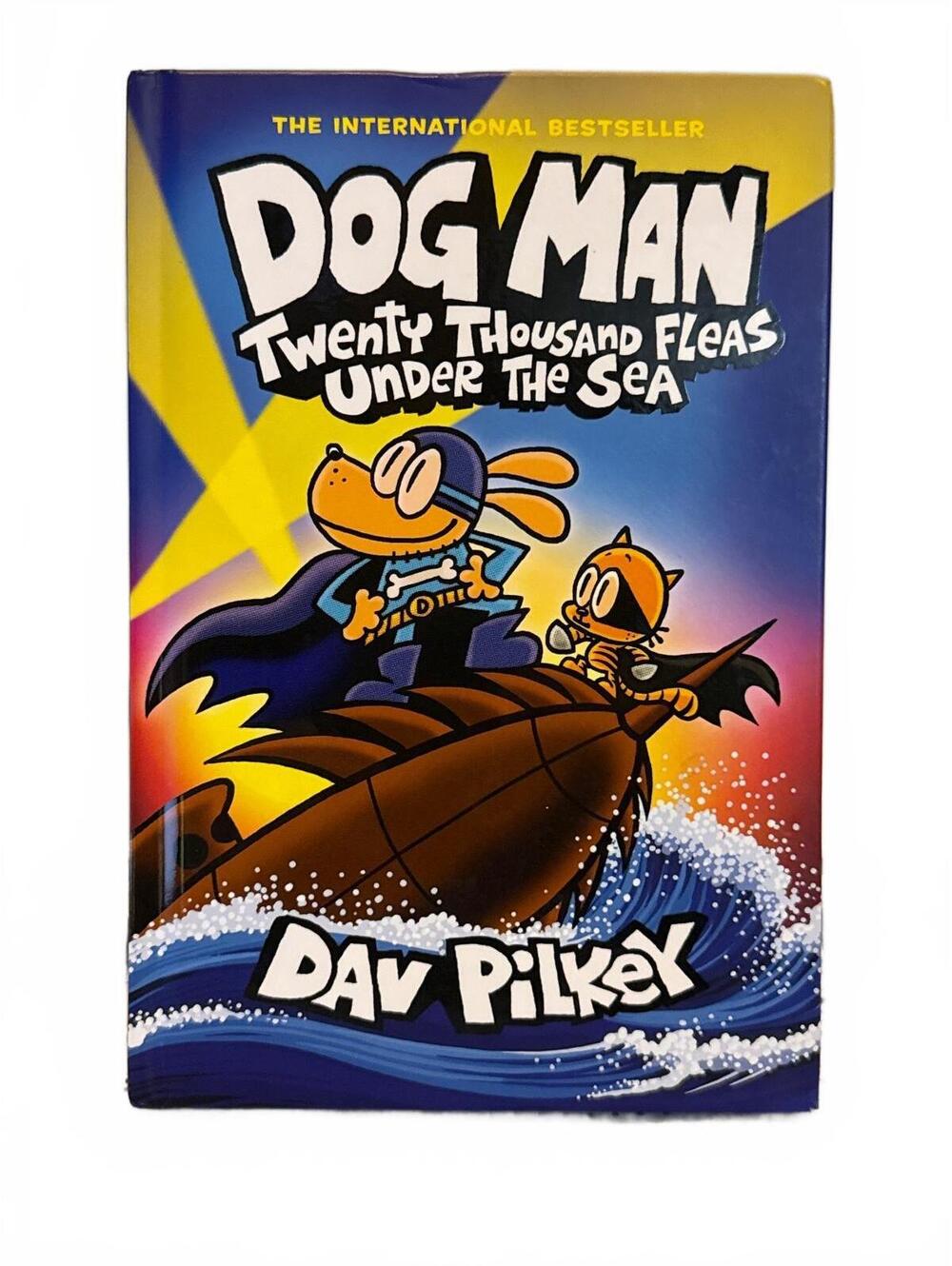 Dog Man 11 Twenty Thousand Fleas Under the Sea Hardcover Dav Pilkey Book